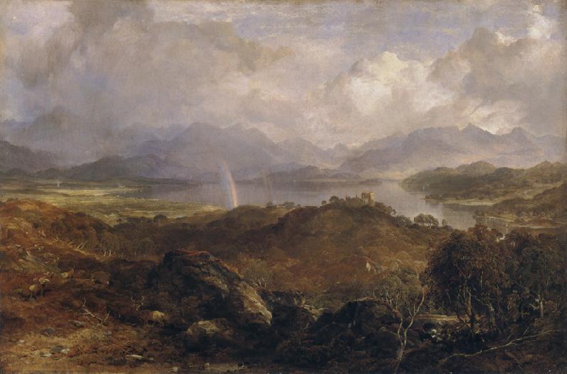 Horatio Mcculloch My Heart's in the Highlands China oil painting art